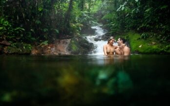 Exclusive Jaguar thermal pool Costa Rica luxury rainforest resort private sanctuary