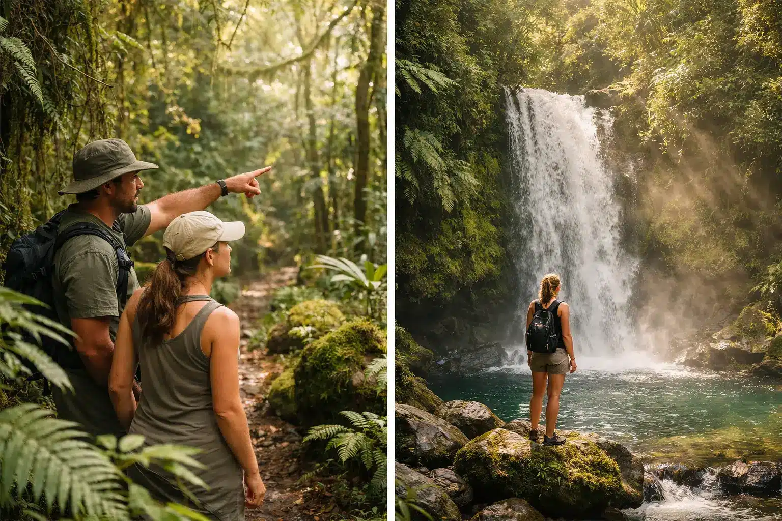 Guided Rainforest Walk vs Self Guided